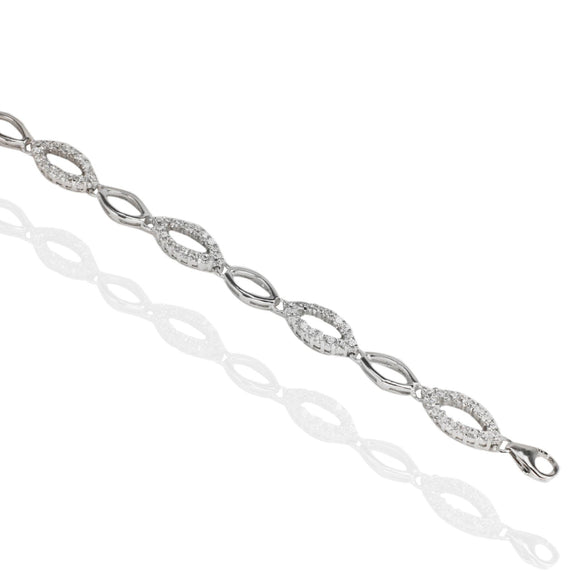 BZ-8154 Adjustable Length CZ Bracelet | Teeda