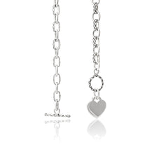N-807 Alternating Cable Rolo Link with Lattice Pattern Necklace | Teeda