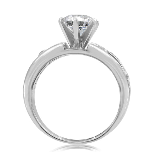 RSZ-2155 Constellation CZ Engagement Wedding Ring Set