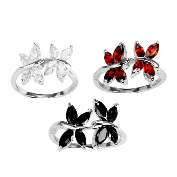 RZ-7041 Twin Marquise Butterfly Ring