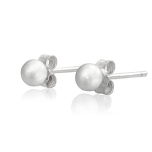 EBS-040 Round Ball Stud Earrings 4mm | Teeda