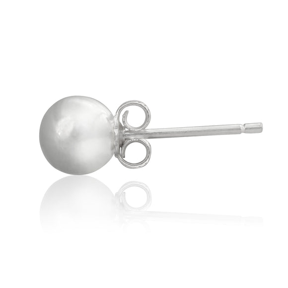EBS-070 Round Ball Stud Earrings 7mm