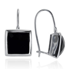 EZ-7024 Bezel Set Square Briolette Earrings | Teeda