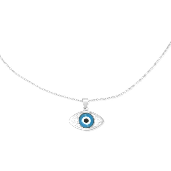 N-7015 Evil Eye Pendant and Necklace Set