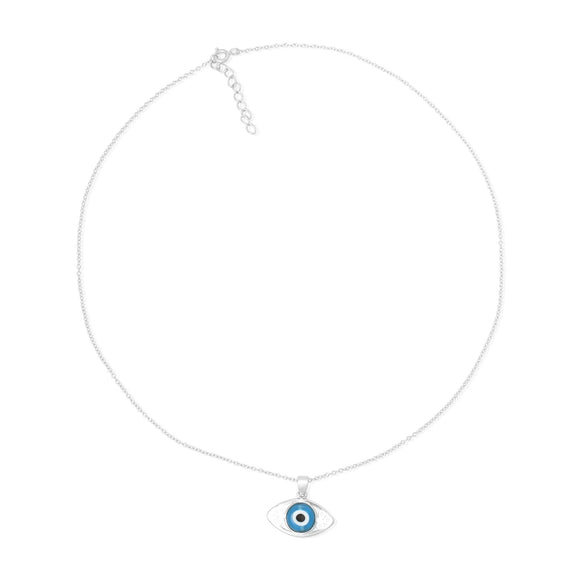 N-7015 Evil Eye Pendant and Necklace Set