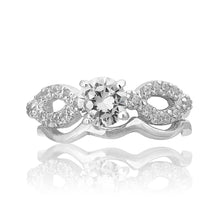 RSZ-2141 Cubic Zirconia Engagement Wedding Ring Set | Teeda