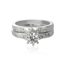 RSZ-5002 Cubic Zirconia Wedding Ring Set | Teeda