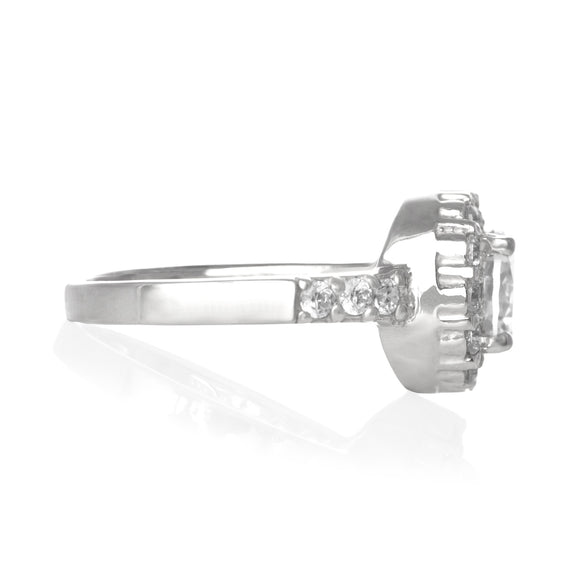 RZ-2360 CZ Topiary Crown Ring