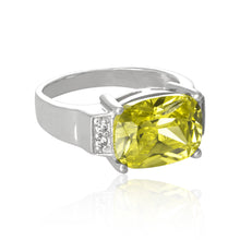 RZ-3480 Emerald Cut CZ Ring | Teeda