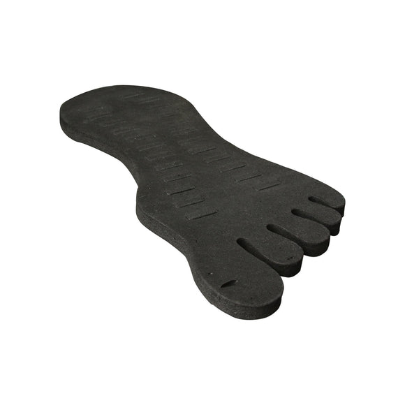 S-TR-024-B Foot Shaped Toe Ring Foam Pad Fits 24 Toe Rings - Black | Teeda