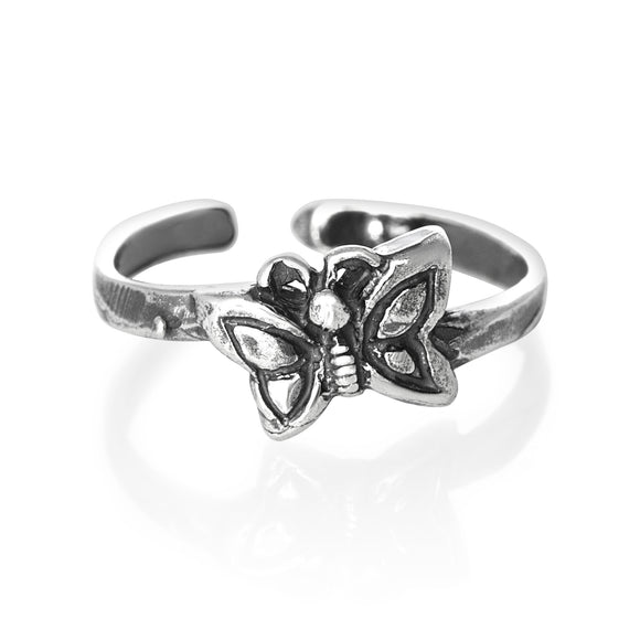 TR-1690 Butterfly Toe Ring | Teeda