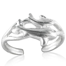 TR-2220 Two Dolphins Toe Ring | Teeda