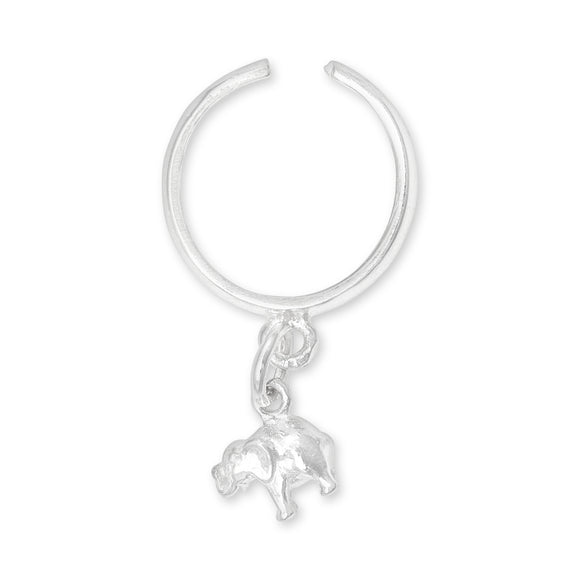 TRC-1080 Elephant Charm Toe Ring | Teeda
